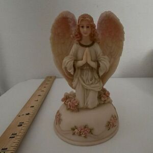 vtg seraphim classics iris The rainbows end musical angel figurine